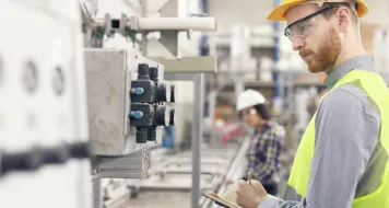 Man working
