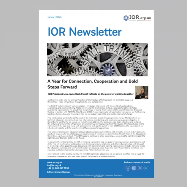 Latest Ior Newsletter Now Available