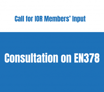 Consultation on EN378
