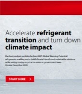 Accelerate refrigerant