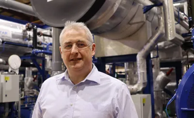 Dave Pearson with Queens Quay Heat Pumps crop