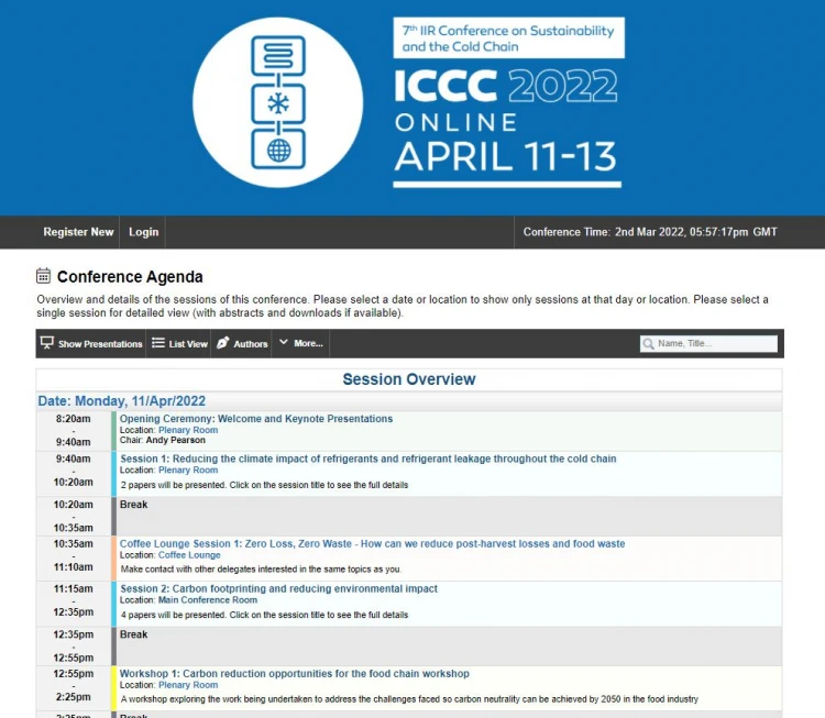 conference programme