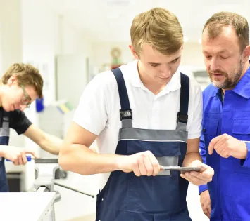 Technical Teacher With Student